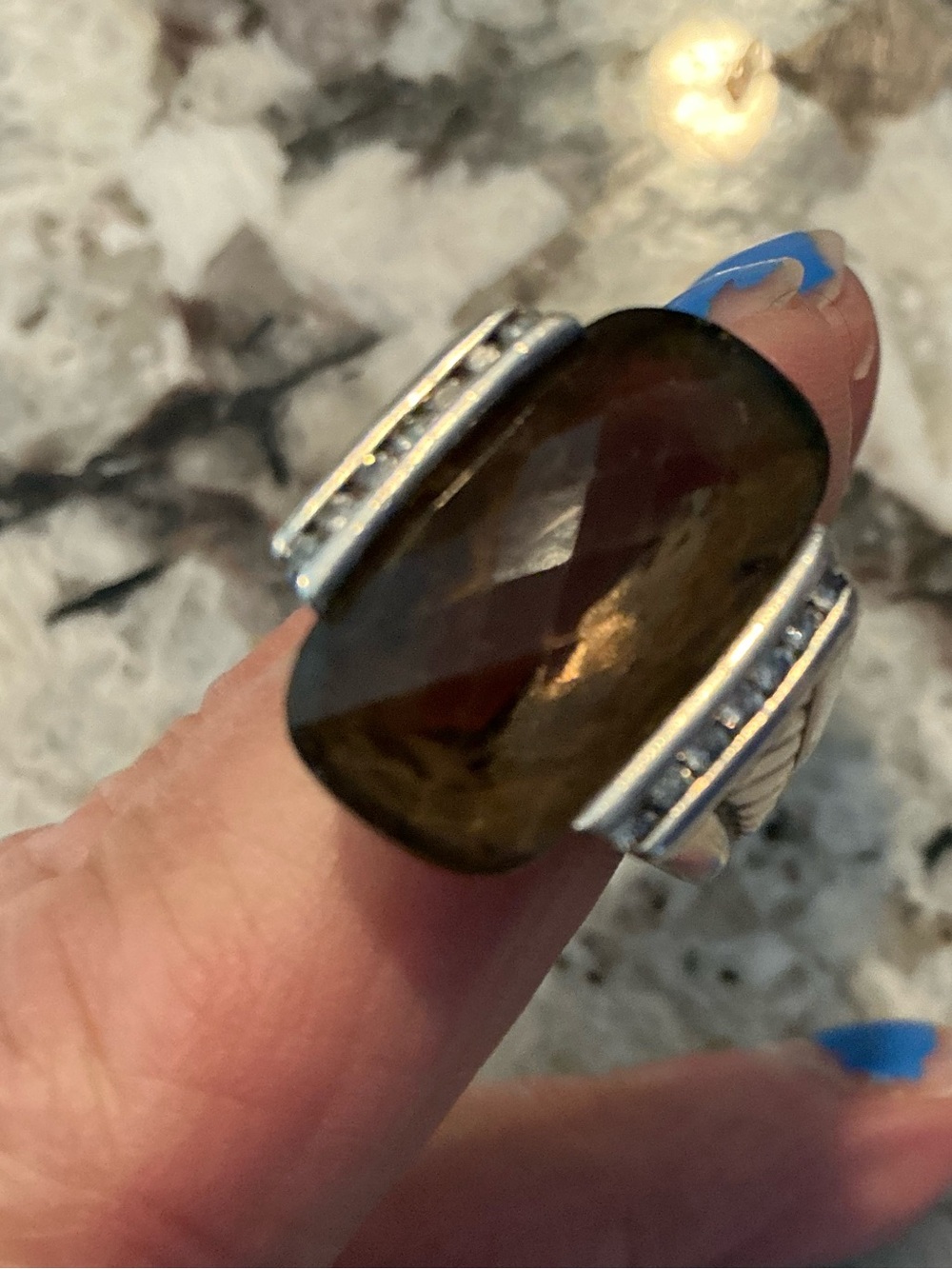 Authentic David Yurman Ring with diamonds